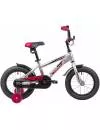 Велосипед детский NOVATRACK Lumen 14 (серебристый/красный, 2019) icon